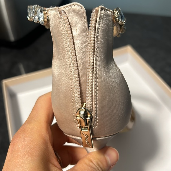 Worn once (wedding day) authentic Badgley Mischka “jewel” heels. “Caroline” - Picture 5 of 6